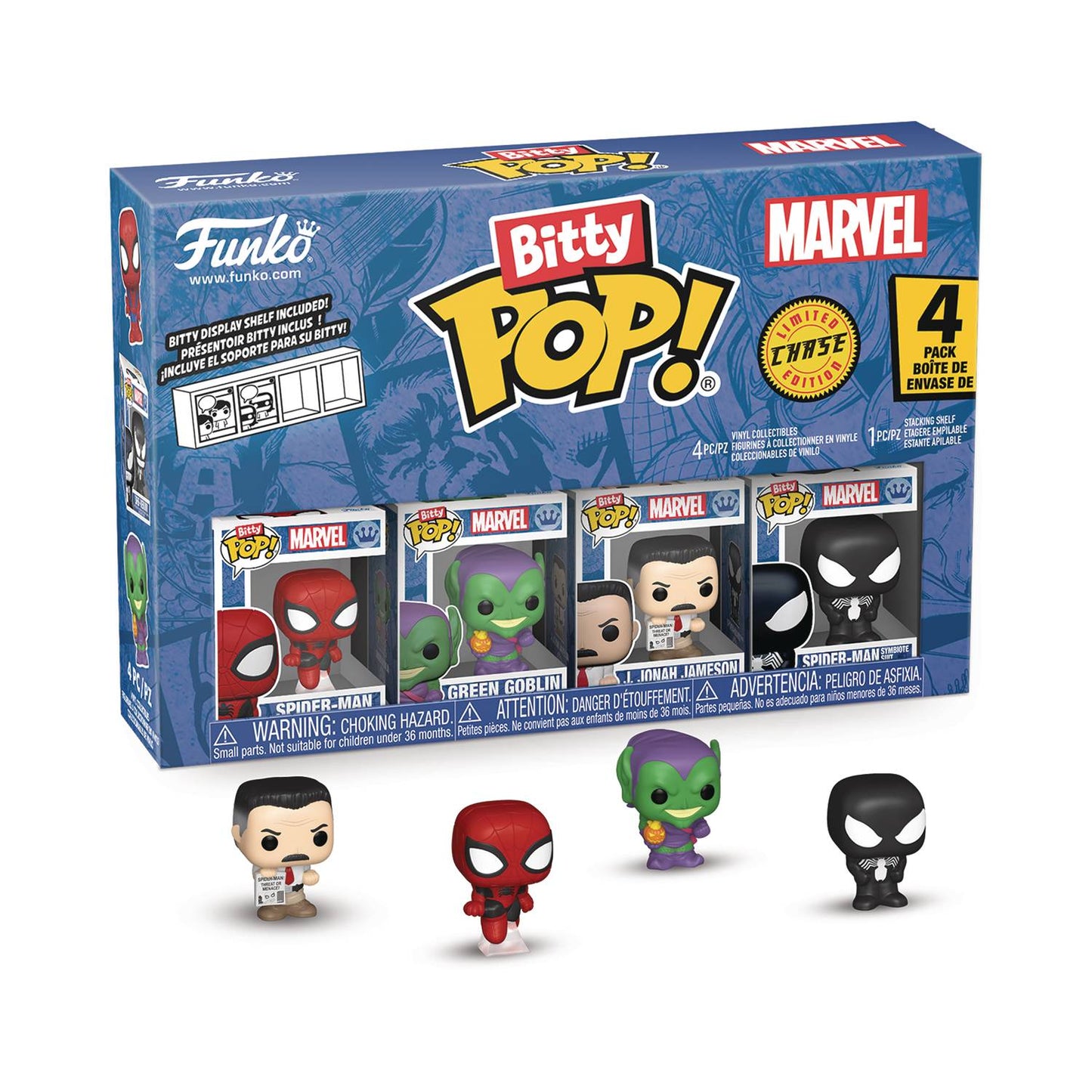 BITTY POP SPIDER-MAN 4 PACK
