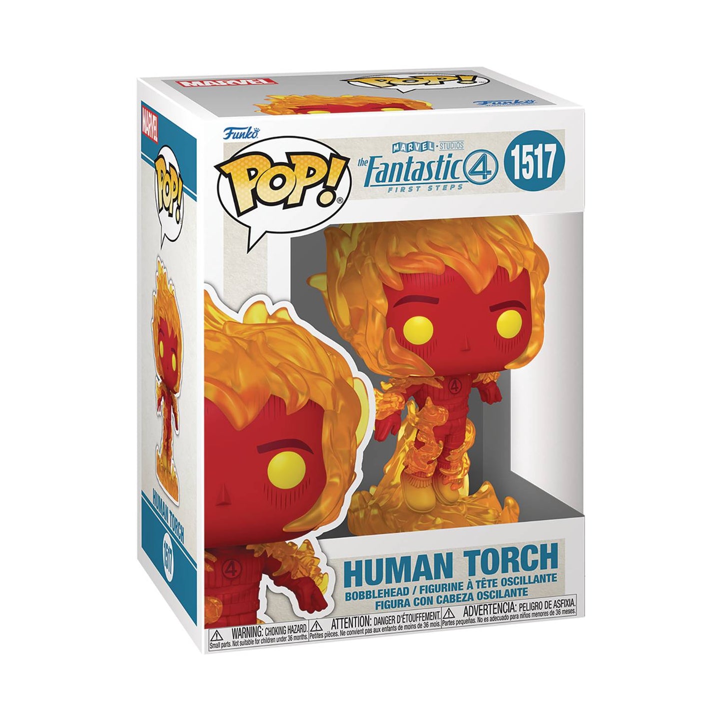 POP MARVEL FANTASTIC FOUR HUMAN TORCH FIGURE