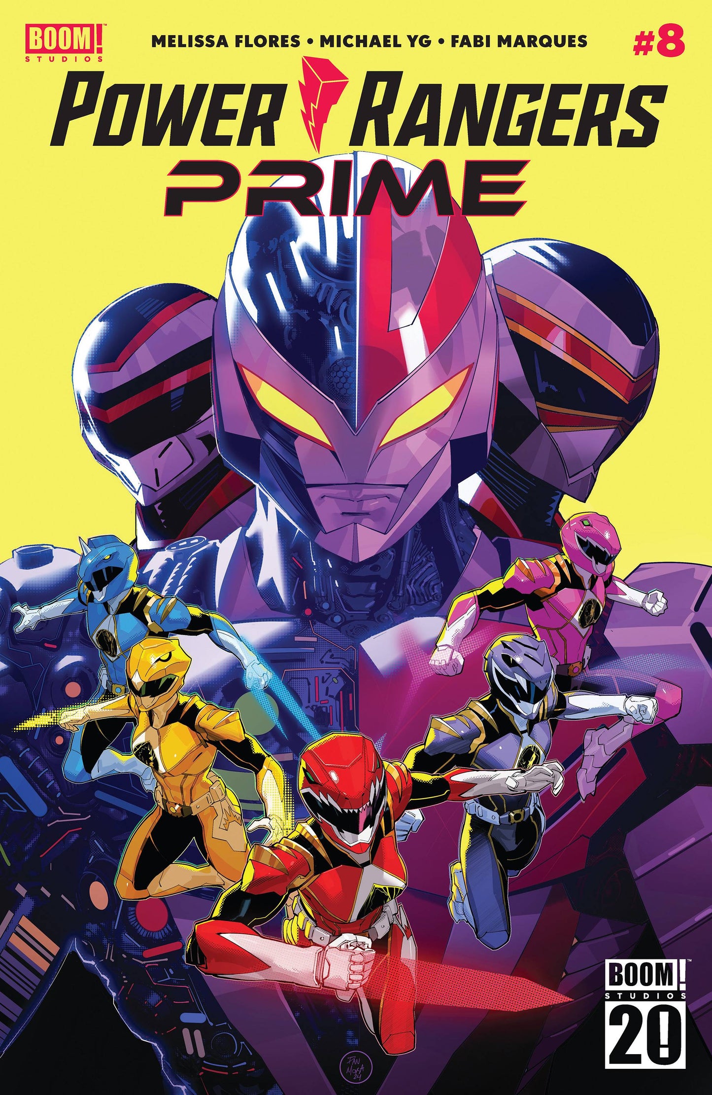 POWER RANGERS PRIME #8 A MAIN (DRESSED, MORA)