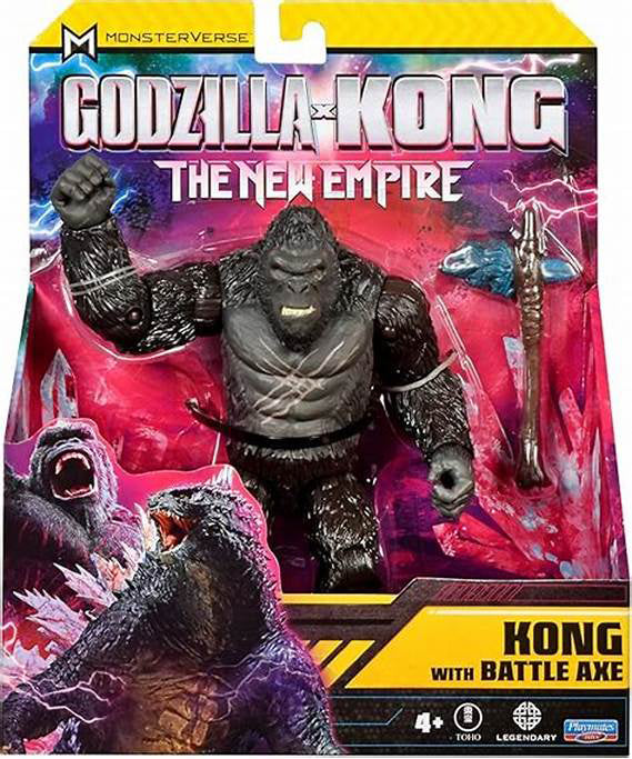 GODZILLA X KONG NEW EMPIRE 6-IN BATTLE SCARRED KONG ACTION FIGURE