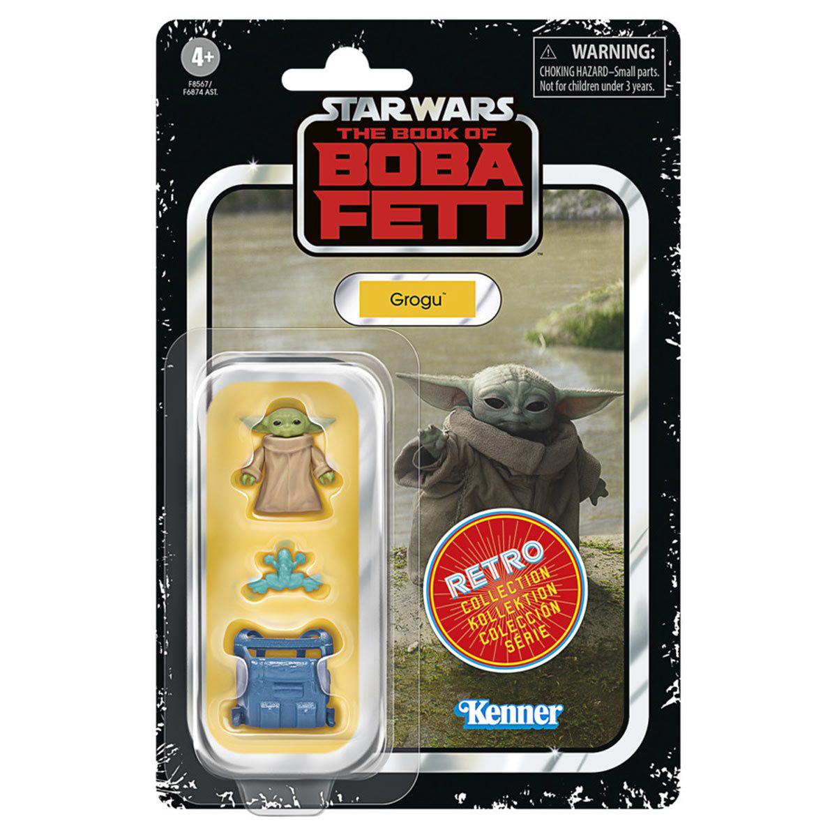 STAR WARS RETRO COLL 3.75 GROGU W/BPACK AF