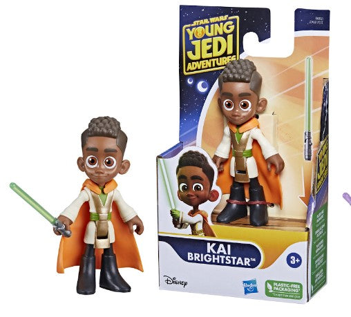 STAR WARS YOUNG JEDI ADVENTURES ACTION FIGURE - KAI BRIGHTSTAR