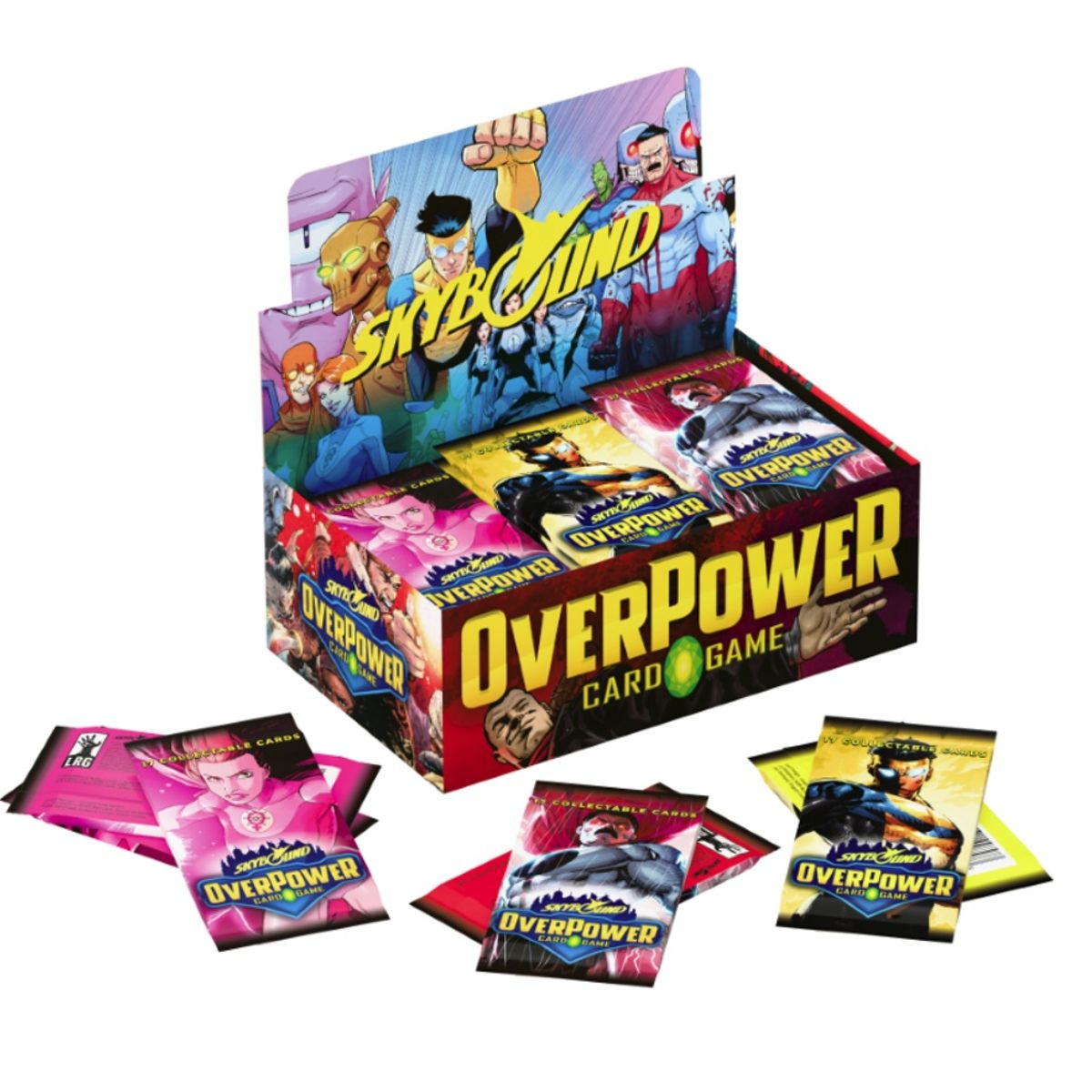 OVERPOWER TCG SKYBOUND INVINCIBLE/WALKING DEAD BOOSTER PACK SINGLE