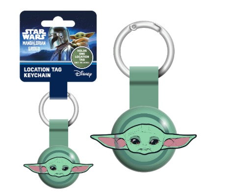 THE MANDALORIAN AND GROGU (GROGU) LOCATION TAG KEYCHAIN