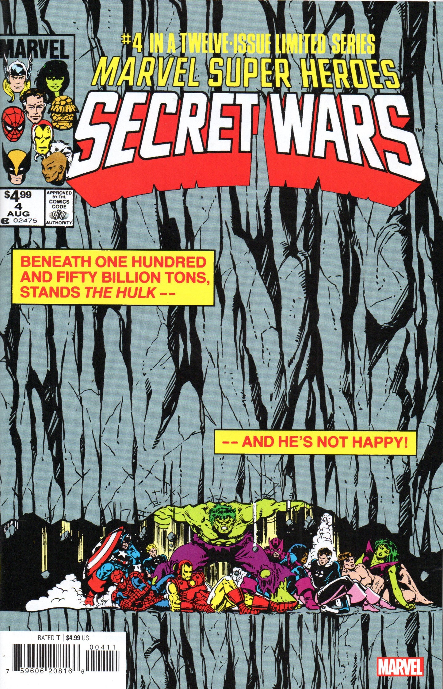 MARVEL SUPER HEROES SECRET WARS #4 FACSIMILE EDITION