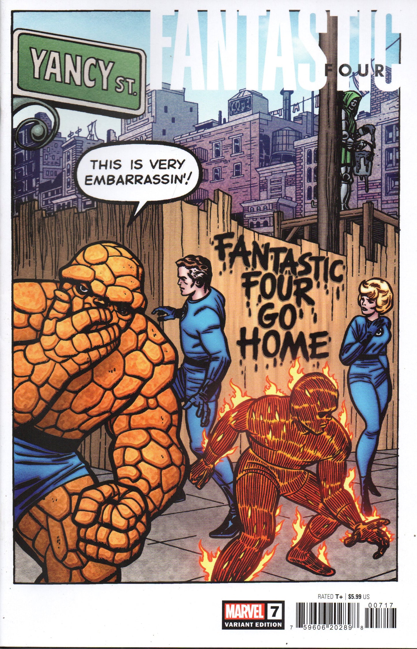 FANTASTIC FOUR #7 1:25 KIRBY HIDDEN GEM VARIANT