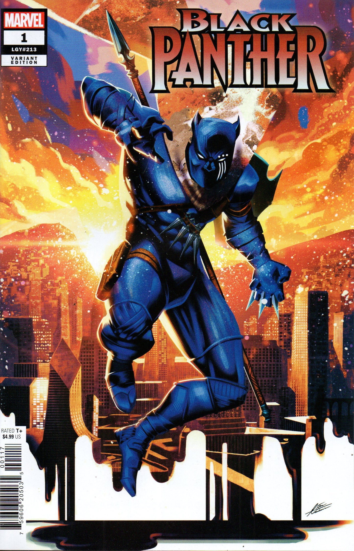 BLACK PANTHER #1 1:25 MATEUS MANHANINI VARIANT