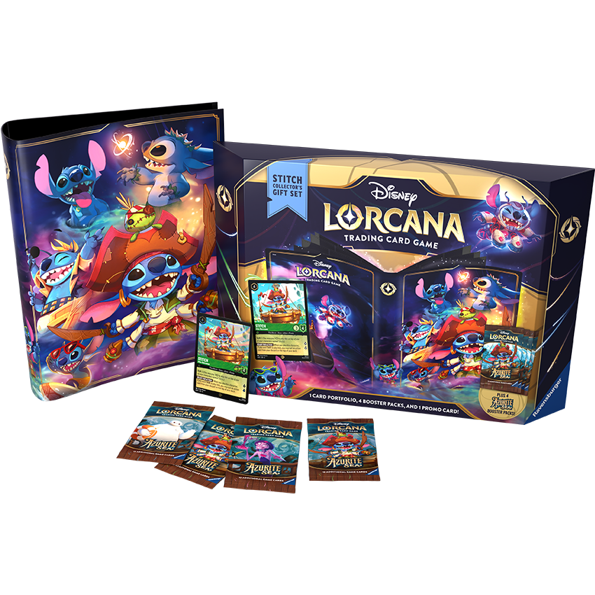 DISNEY LORCANA SET 6 - AZURITE SEA - STITCH COLLECTORS GIFT SET