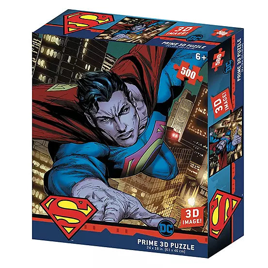 DC COMICS SUPERMAN 500PC 3D PUZZLE