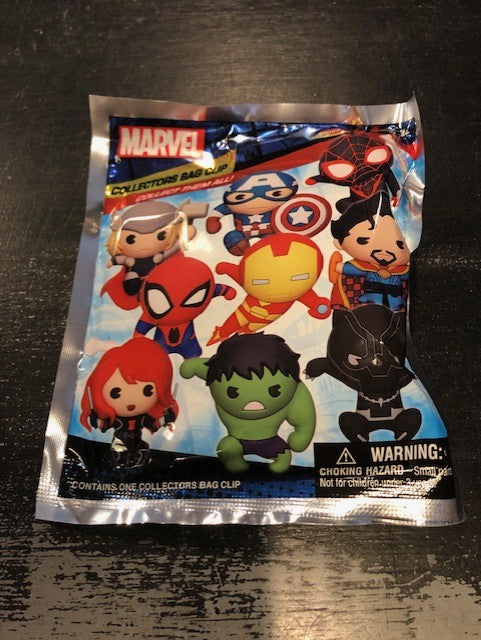 MARVEL CLASSIC 3D BAG CLIPS BLIND PACKS