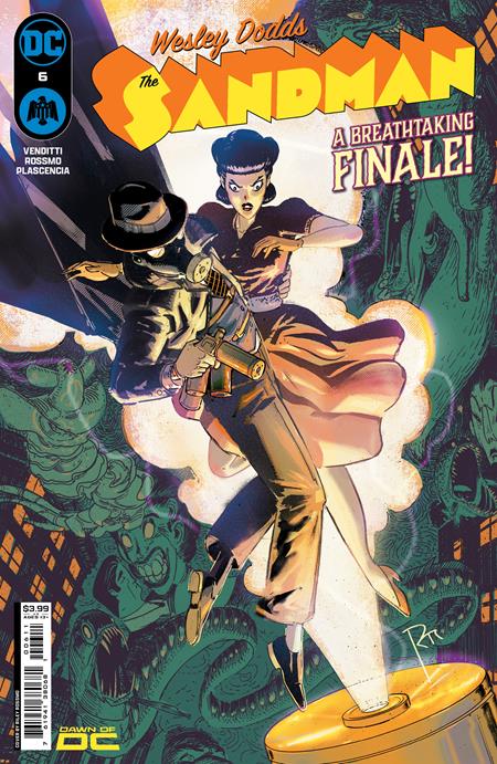 WESLEY DODDS THE SANDMAN #6 (OF 6) COVER A RILEY ROSSMO