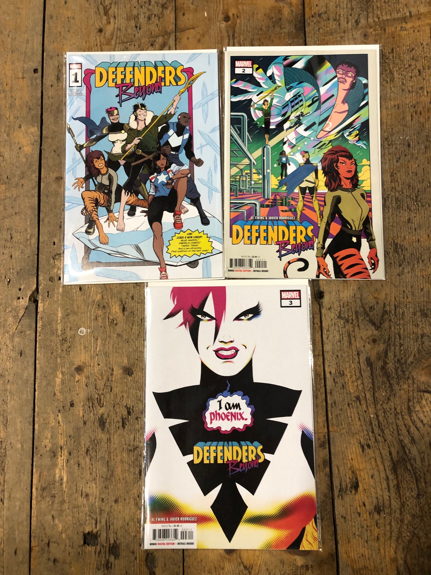 PRE-OWNED DEFENDERS BEYOND ISSUES #1-3