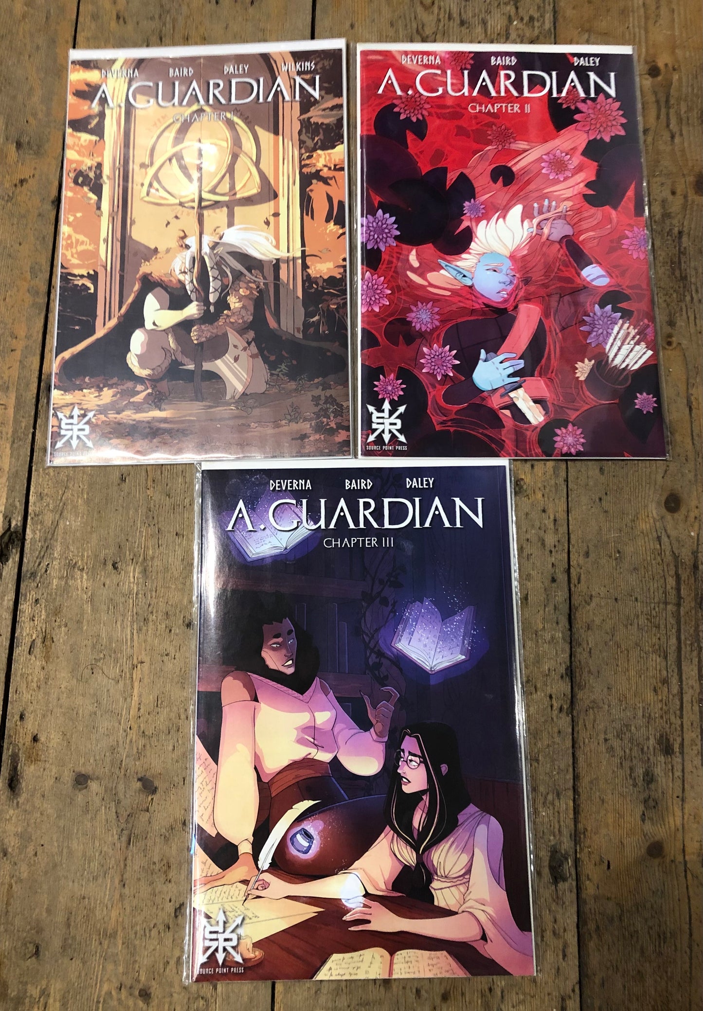 PRE-OWNED A GUARDIAN ISSUES #1-3 (FULL SET) (SOURCE POINT PRESS)
