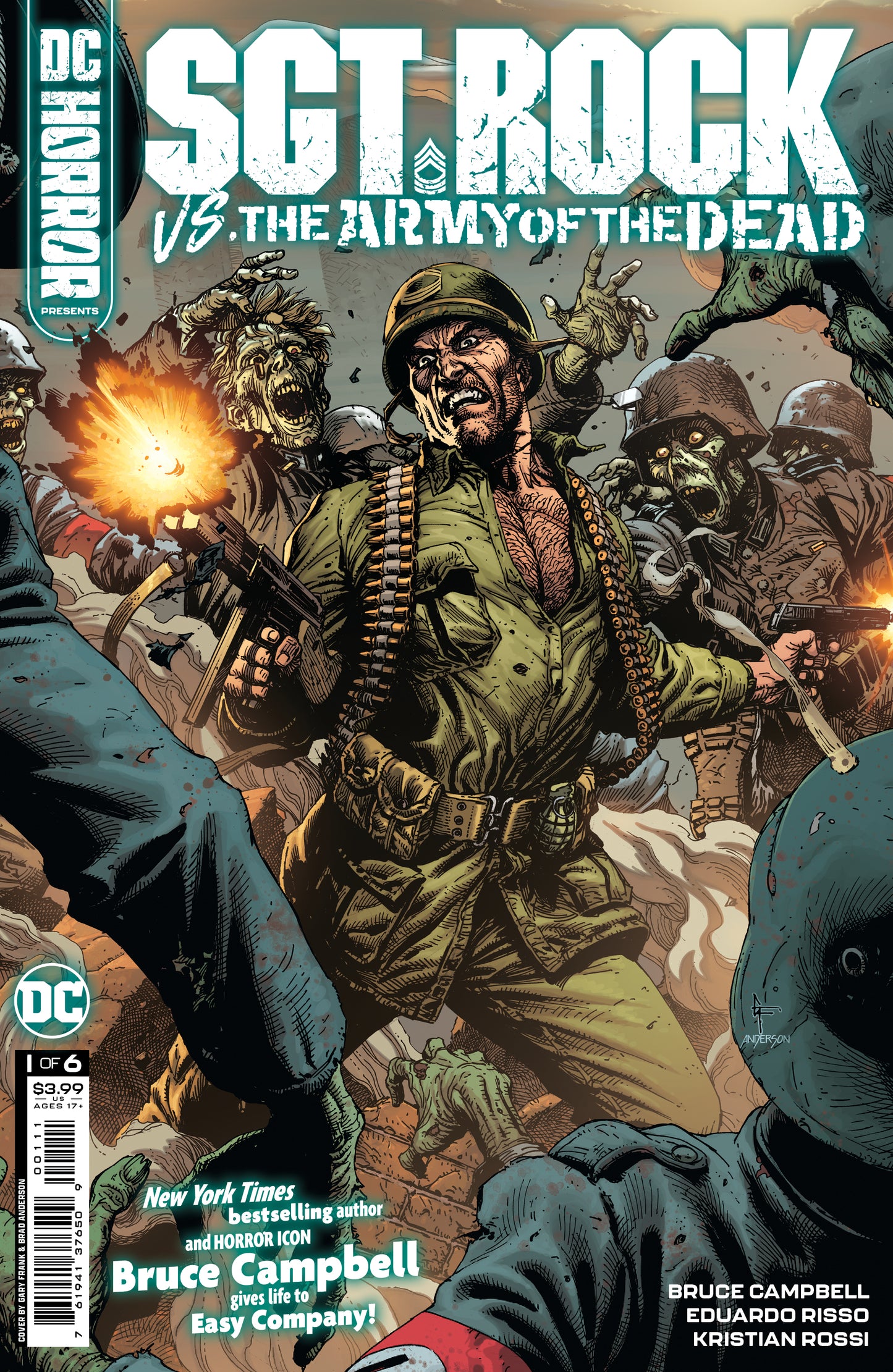 DC HORROR PRES SGT ROCK VS ARMY OF DEAD #1 (OF 6) CVR A FRAN