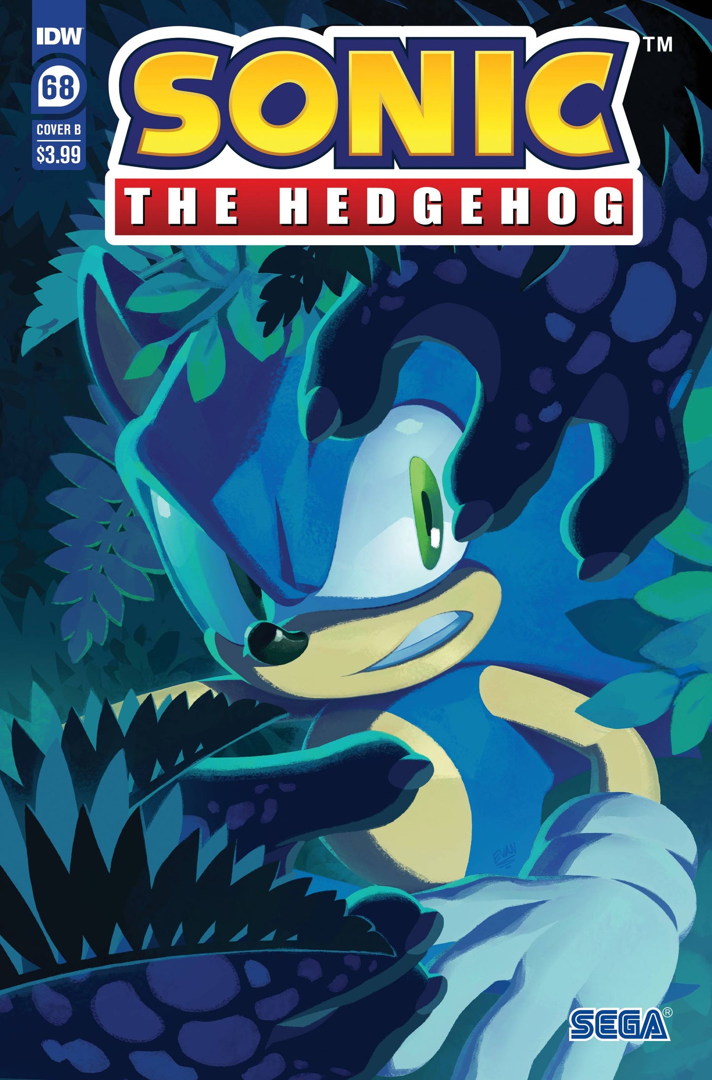 SONIC THE HEDGEHOG #68 COVER B STANLEY