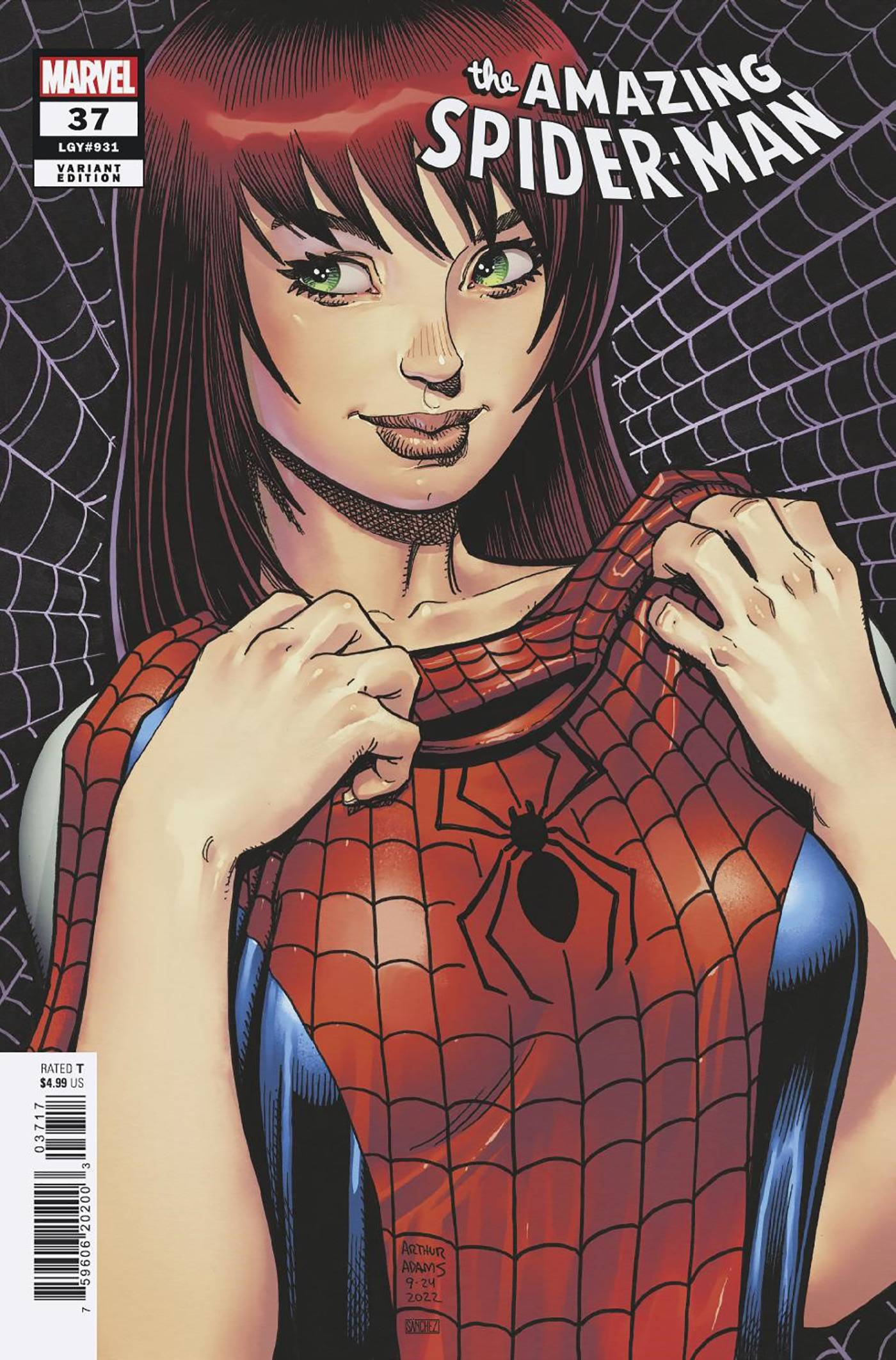 AMAZING SPIDER-MAN #37 1:25 ARTHUR ADAMS VAR