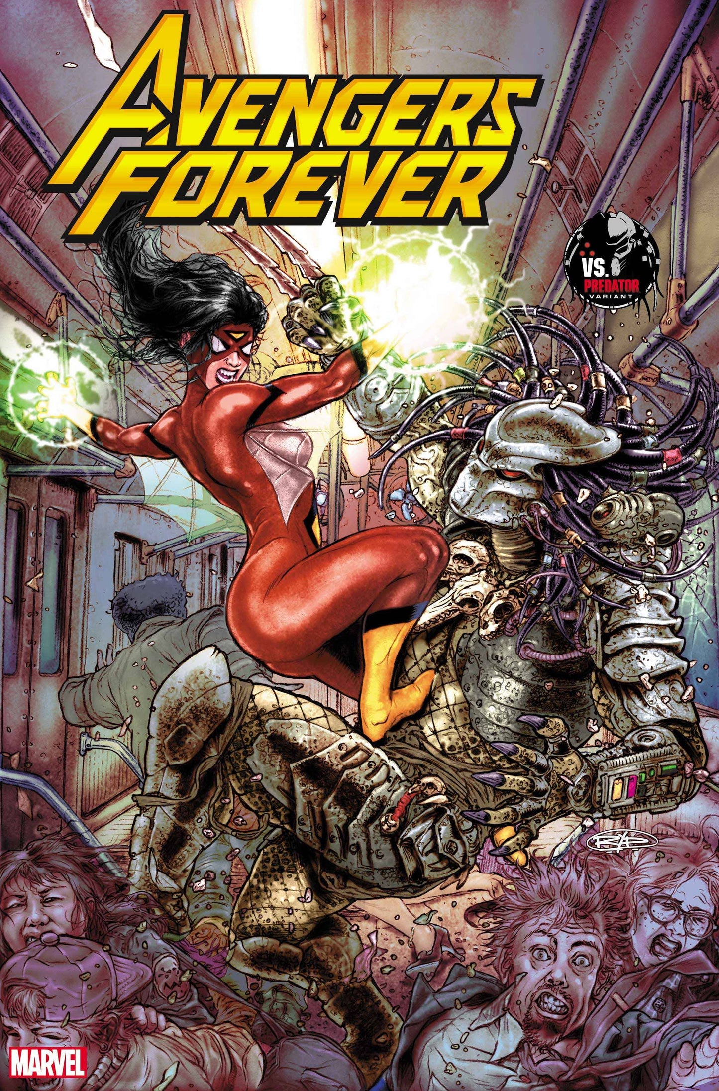 AVENGERS FOREVER #9 AVP VARIANT