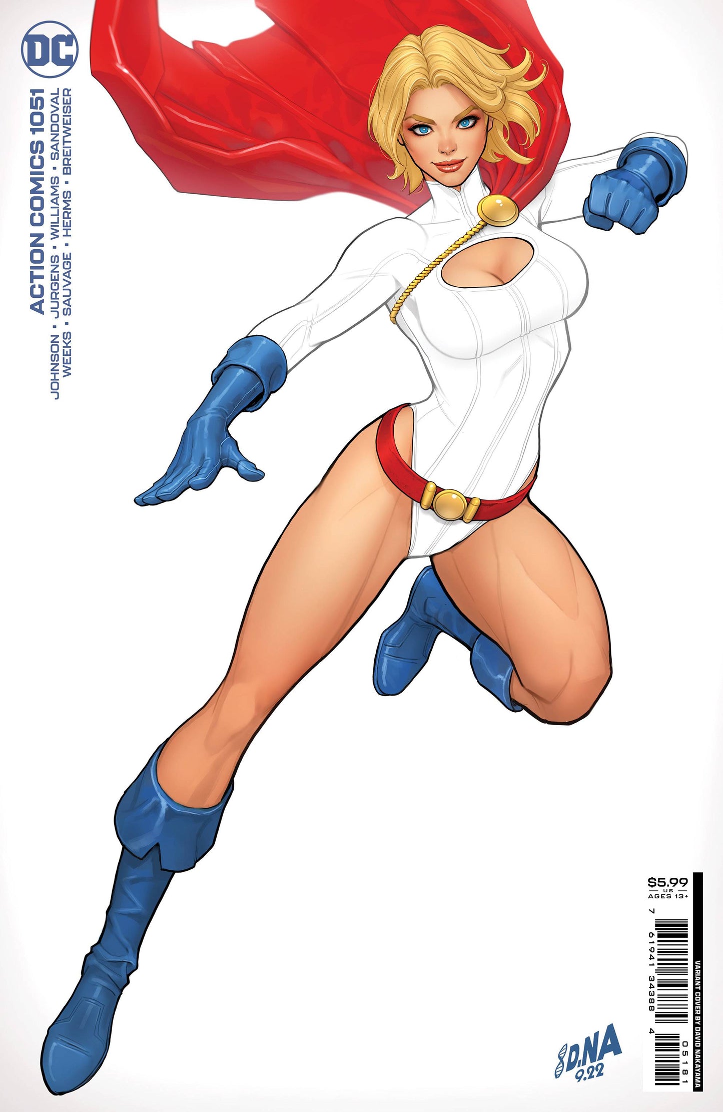 ACTION COMICS #1051 CVR F DAVID NAKAYAMA CARD STOC