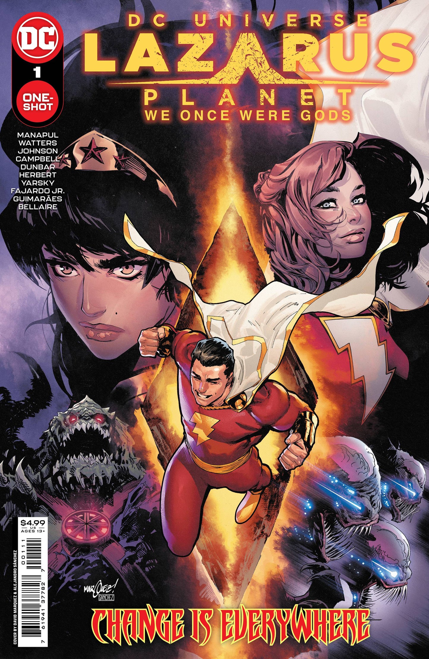 LAZARUS PLANET ONCE WERE GODS #1 (ONE SHOT) CVR A