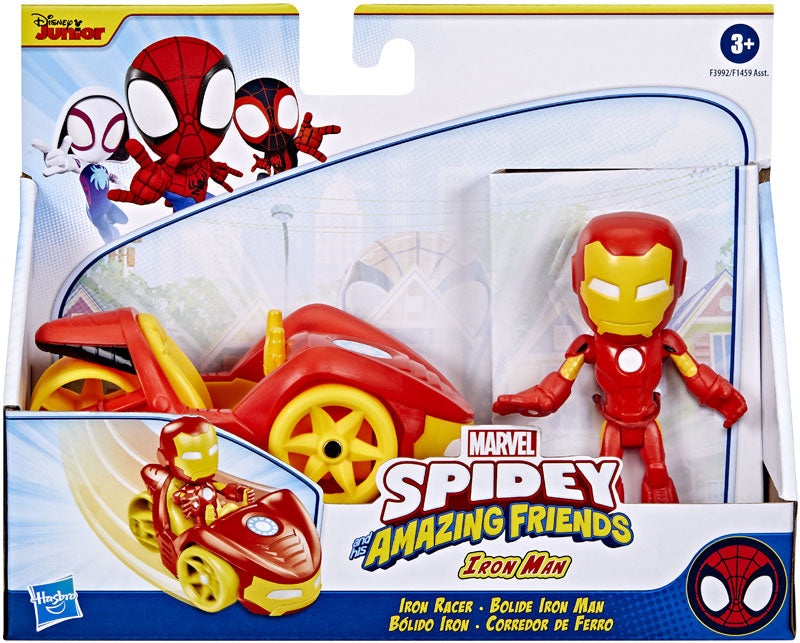 SPIDEY AND HIS AMAZING FRIENDS IRON MAN AND IRON RACER