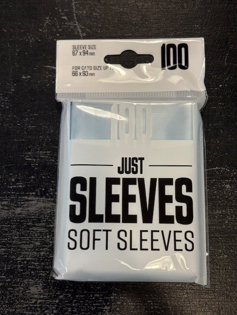 UNIT GAMEGENIC JUST SLEEVES: SOFT SLEEVES (100 CT.)