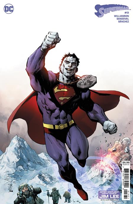 SUPERMAN #13 COVER E JIM LEE ARTIST SPOTLIGHT CARD STOCK VAR (HOUSE OF BRAINIAC)