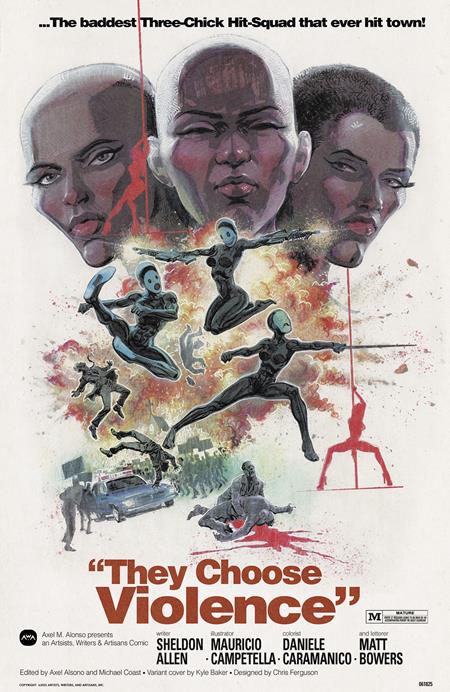 THEY CHOOSE VIOLENCE #1 (OF 5) COVER B (MATURE)
