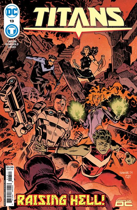 TITANS #13 COVER A CHRIS SAMNEE