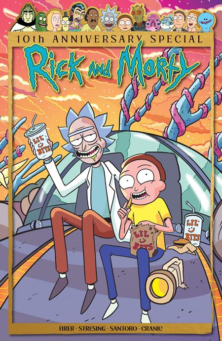 RICK AND MORTY 10TH ANNIVERSARY SPECIAL #1 (ONE SHOT) COVER A MARC ELLERBY WRAPARO