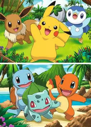 POKÉMON 2 X 24PC PUZZLE