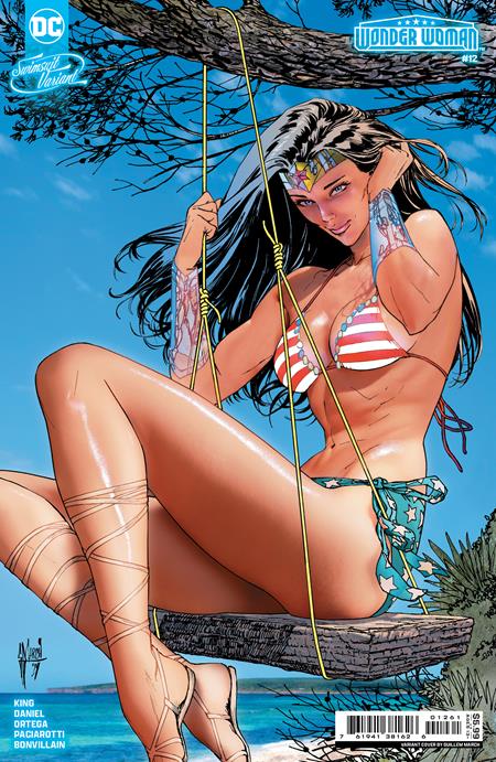 WONDER WOMAN #12 COVER D GUILLEM MARCH SWIMSUIT CARD STOCK VARIANT (ABSOLUTE POWER)