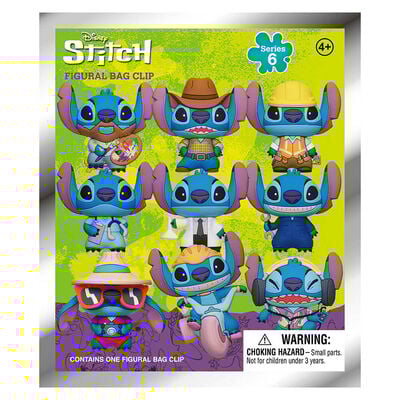 LILO & STITCH SERIES 6 3D FOAM BAG CLIP