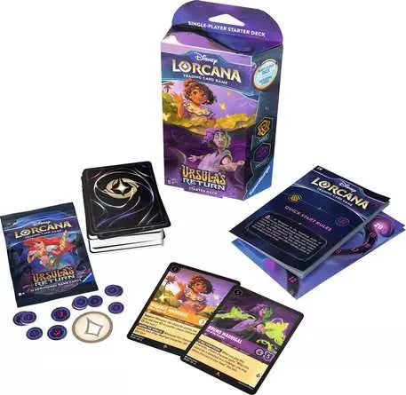 DISNEY LORCANA SET 4 - URSULA'S RETURN  - STARTER DECK AMBER & AMETHYST