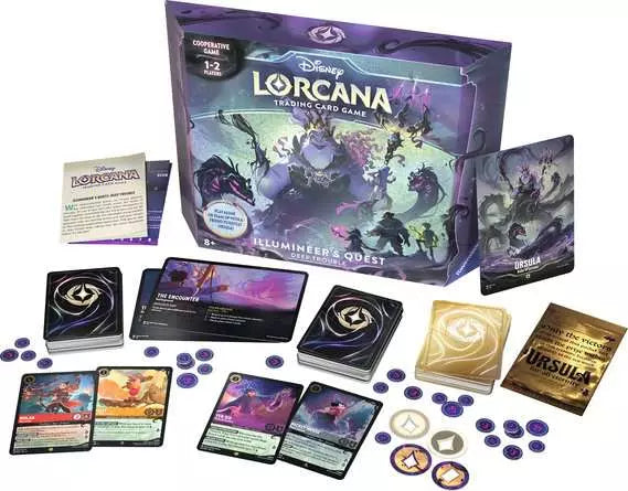 DISNEY LORCANA SET 4 - URSULA'S RETURN  - ILLUMINEER'S QUEST DEEP TROUBLE (GIFT SET)