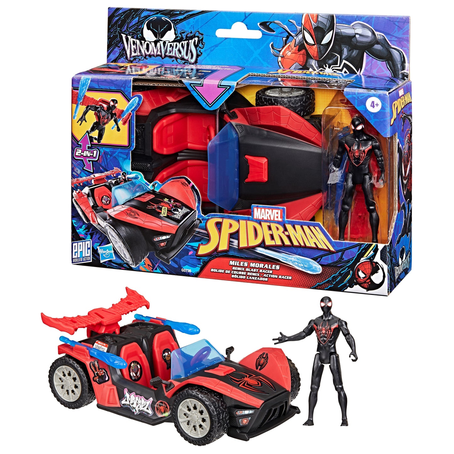 MARVEL SPIDER-MAN VENOMVERSUS EPIC WORLD BLAST RACER