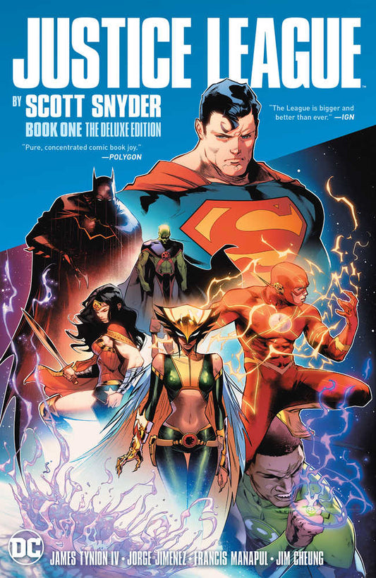 JUSTICE LEAGUE BY SCOTT SNYDER DELUXE EDITION HARDCOVER BOOK 01