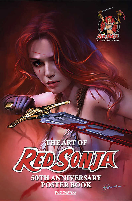 RED SONJA 50TH ANN POSTER BOOK SOFTCOVER