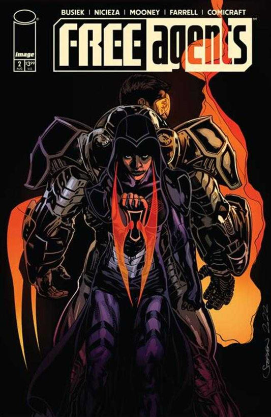 FREE AGENTS #2 COVER A STEPHEN MOONEY & TRIONA FARRELL