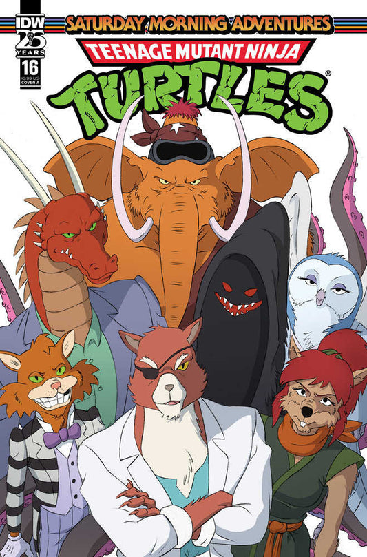 TEENAGE MUTANT NINJA TURTLES: SATURDAY MORNING ADVENTURES #16 COVER A (SCHOENING)