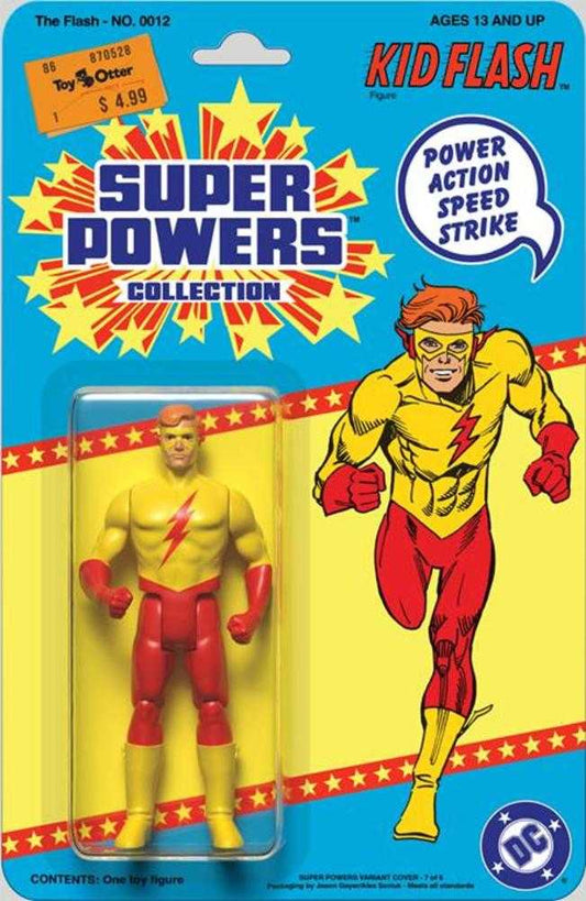 FLASH #12 COVER D JASON GEYER & ALEX SAVIUK DC SUPER POWERS CARD STOCK VARIANT