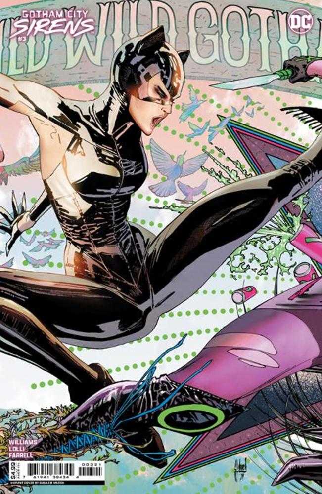 GOTHAM CITY SIRENS #3 (OF 4) COVER D GUILLEM MARCH CONNECTING CARD STOCK VARIANT
