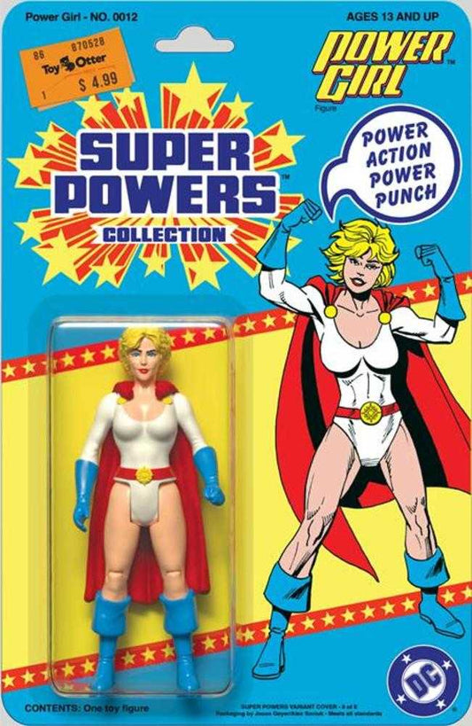 POWER GIRL #12 COVER D JASON GEYER & ALEX SAVIUK DC SUPER POWERS CARD STOCK VARIANT