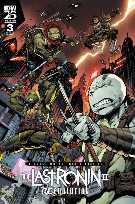 TEENAGE MUTANT NINJA TURTLES THE LAST RONIN II RE EVOLUTION #3 COVER A ESCORZAS (MATURE)