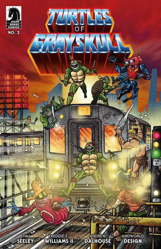 MASTERS OF UNIVERSE TEENAGE MUTANT NINJA TURTLES TURTLES OF GRAYSKULL #2 COVER C RUBIN