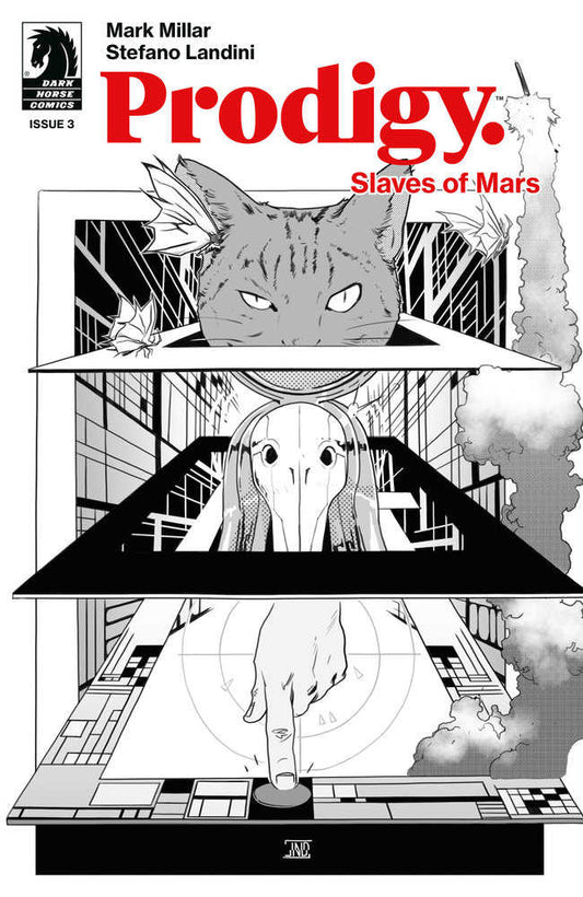 PRODIGY SLAVES OF MARS #3 COVER B BLACK & WHITE LANDINI (MATURE)