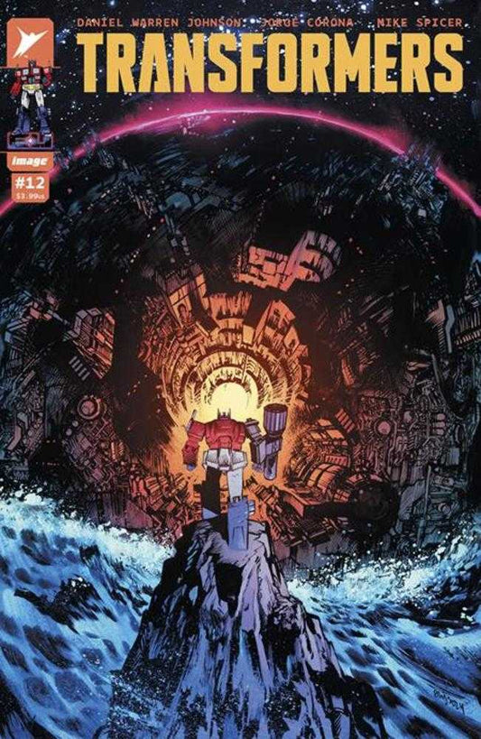 TRANSFORMERS #12 COVER A DANIEL WARREN JOHNSON & MIKE SPICER