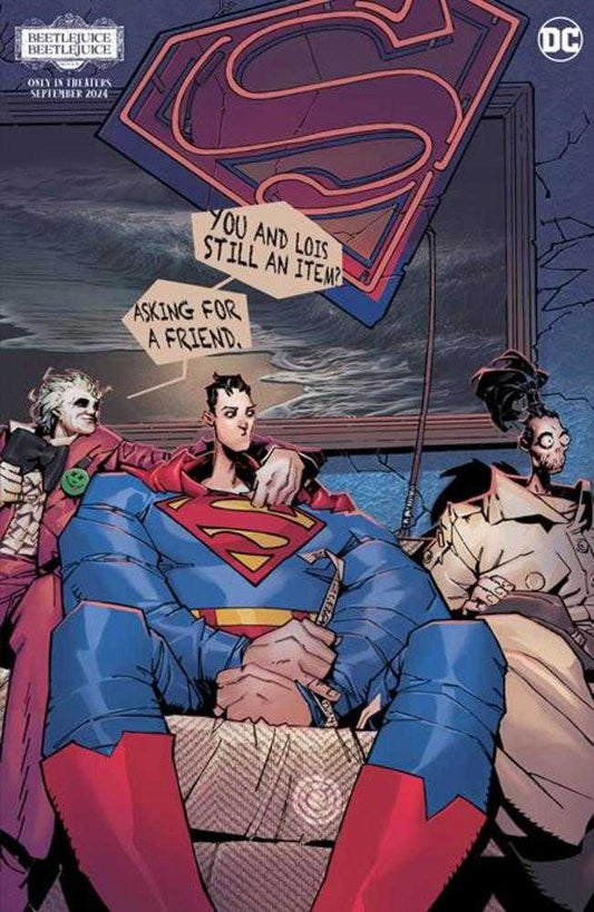 SUPERMAN #17 COVER I CHRIS BACHALO BEETLEJUICE CARD STOCK VARIANT (ABSOLUTE POWER)