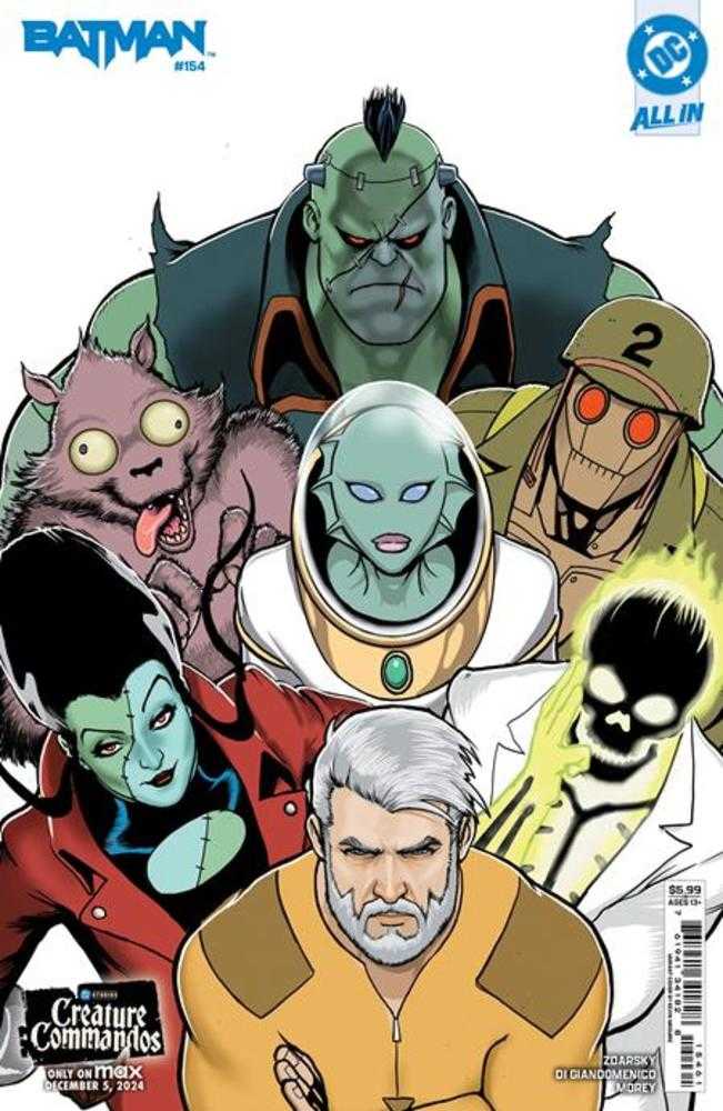 BATMAN #154 COVER F KEVIN MAGUIRE CREATURE COMMANDOS CARD STOCK VARIANT