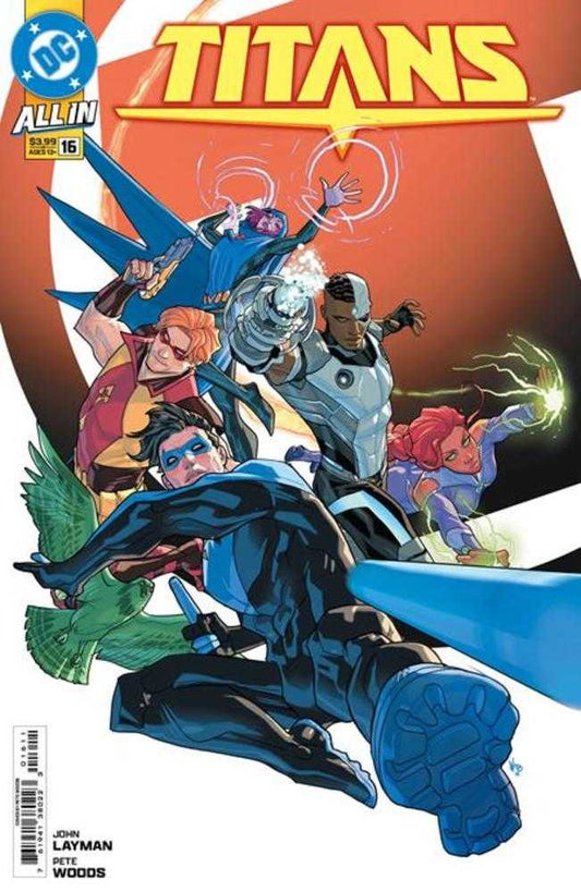 TITANS #16 COVER A PETE WOODS