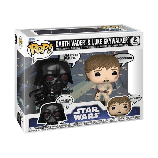 POP STAR WARS SAYINGS VADER & LUKE 2PK